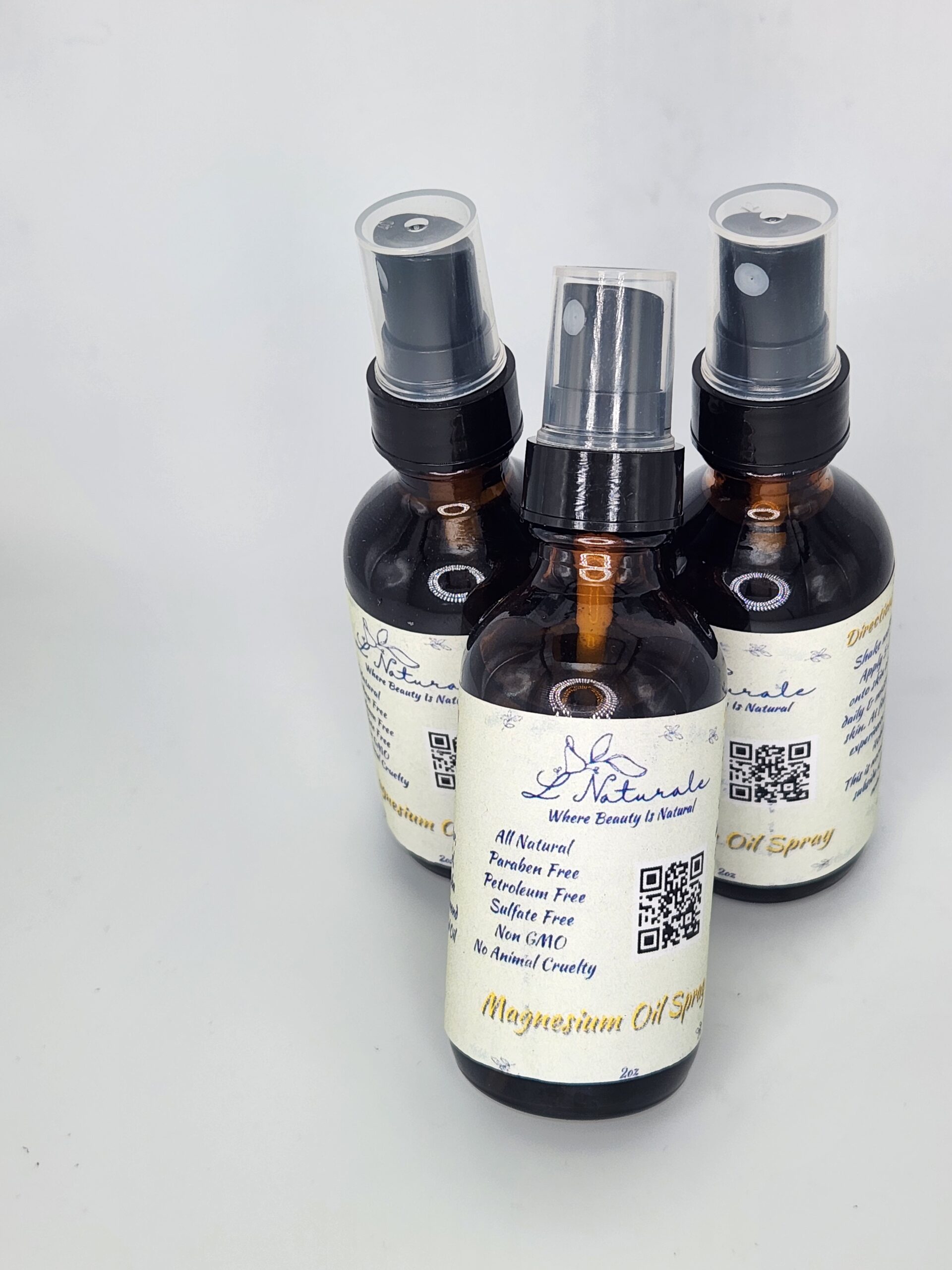 All Natural Magnesium Oil Spray for Sleep and Muscle Relief