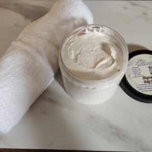 Magnesium body butter, magnesium, tension, relief, relaxation, organic, All natural whipped butter, organic skin care, holistic, all-natural beauty and self care
