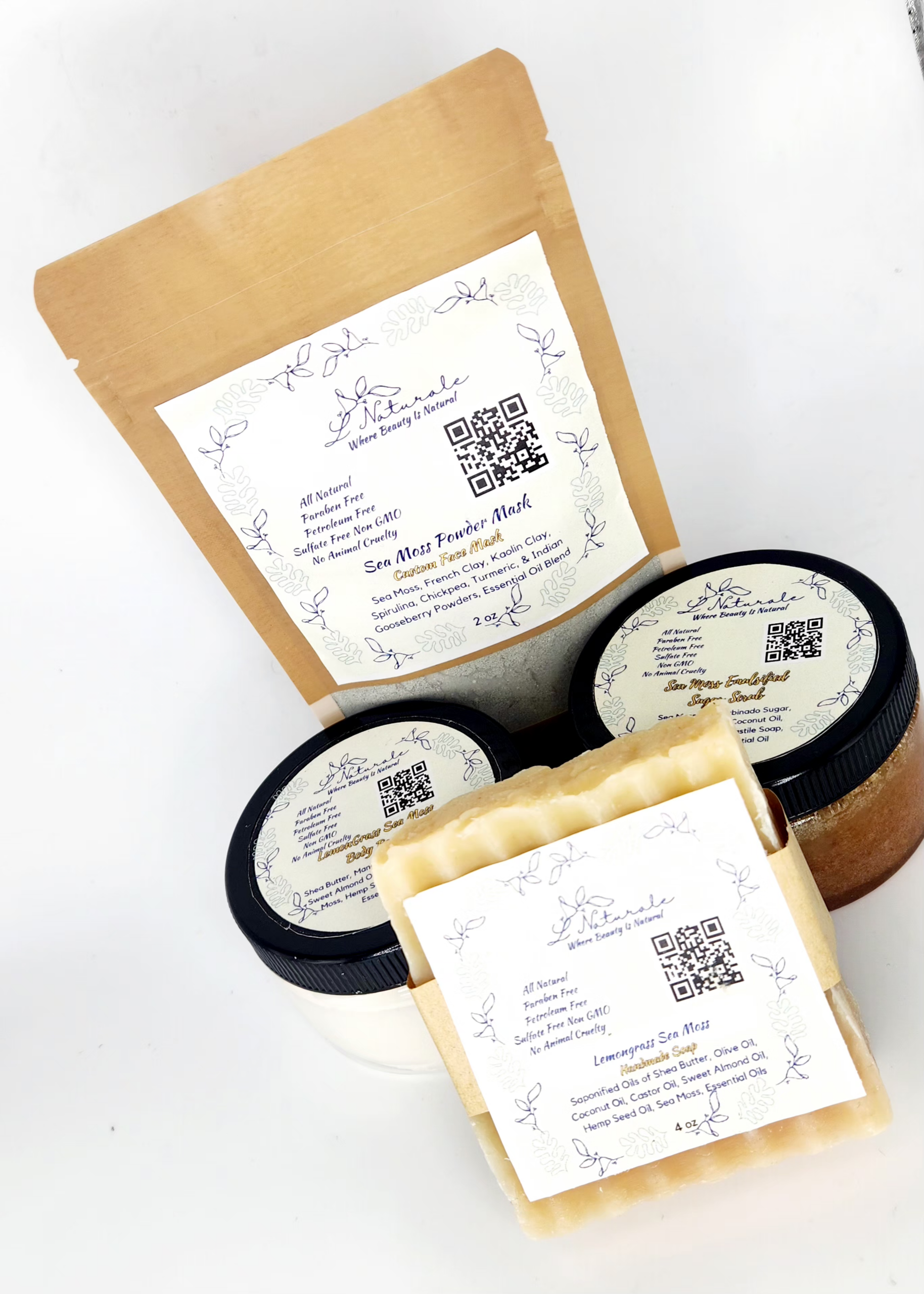 Sea Moss Kit for Face and Body Care